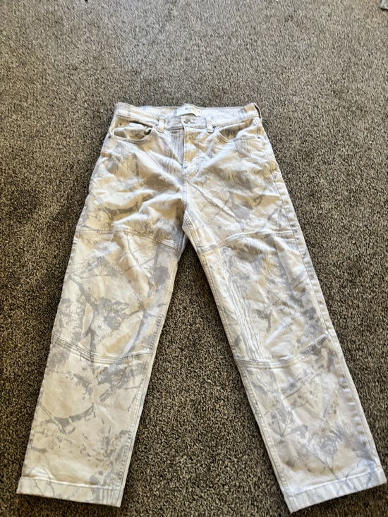 Hollister Other - Hollister Men's Light Gray Camouflage Slim Straight Jeans